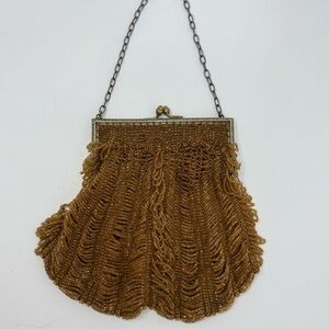 Vintage 1920s Flapper Beaded Purse | Art Deco Evening Bag